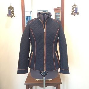 H&M Navy Quilted Waist Coat/Jacket.